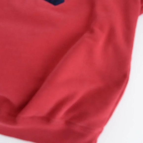 Vintage  Gear For Sports Big Cotton Red DAC University Crewneck Sweater L - Picture 6 of 12